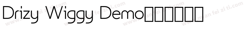 Drizy Wiggy Demo字体转换